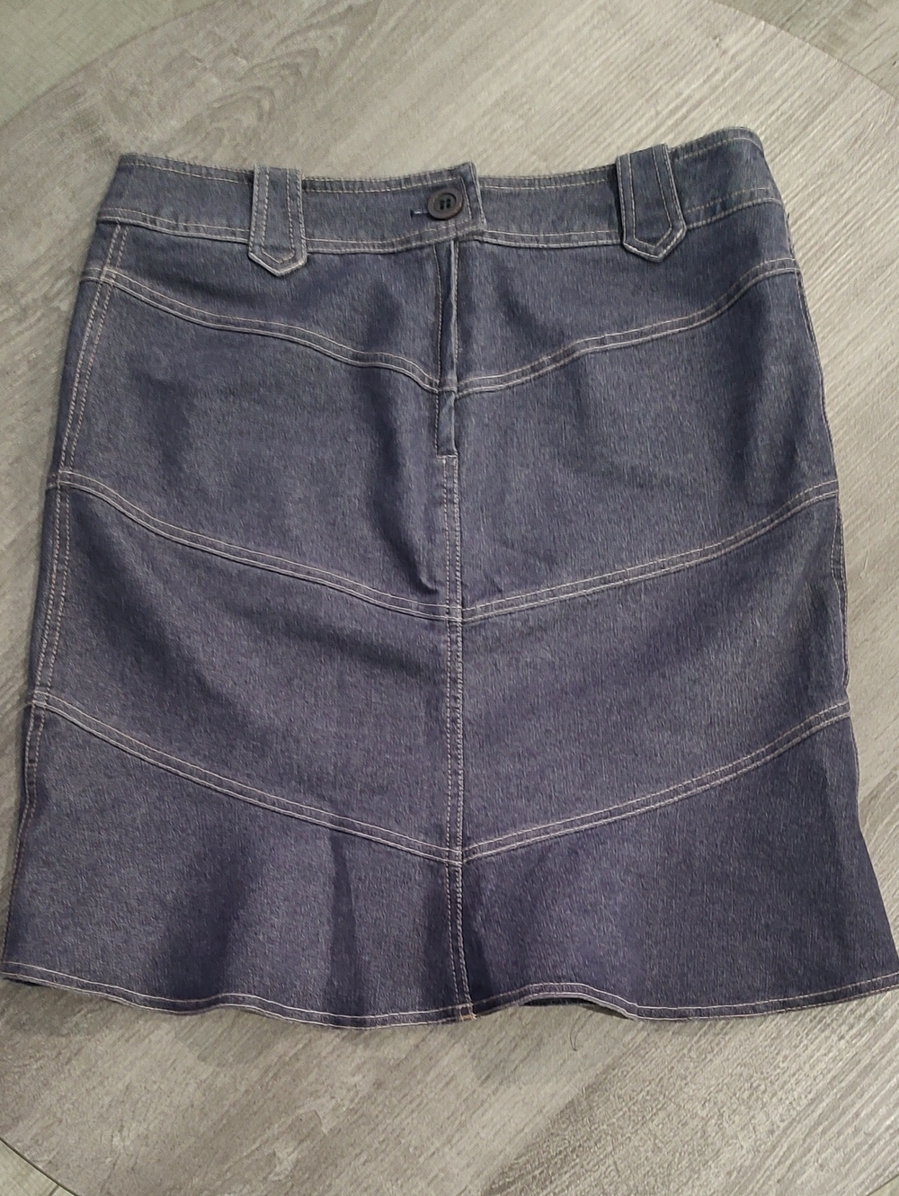 Nanette Lepore Dark Blue Denim Mini Skirt